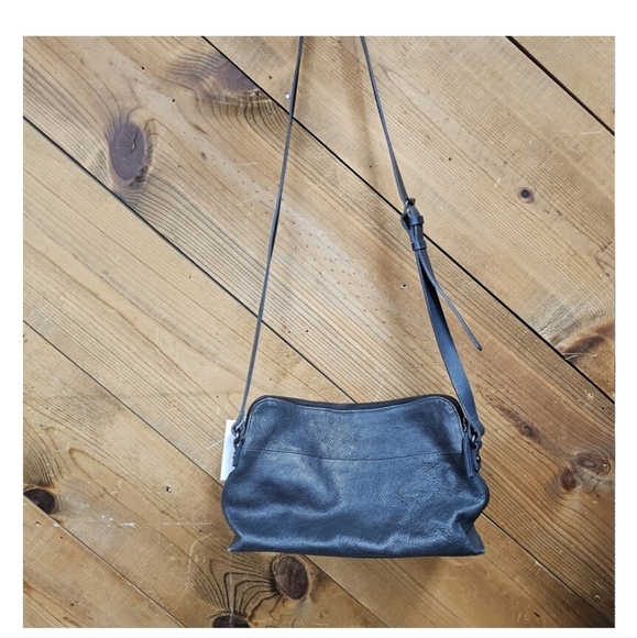ELK Conscious Design Leather Shoulder Crossbody bag, Minmalist Quiet Luxury OS - Picture 1 of 4